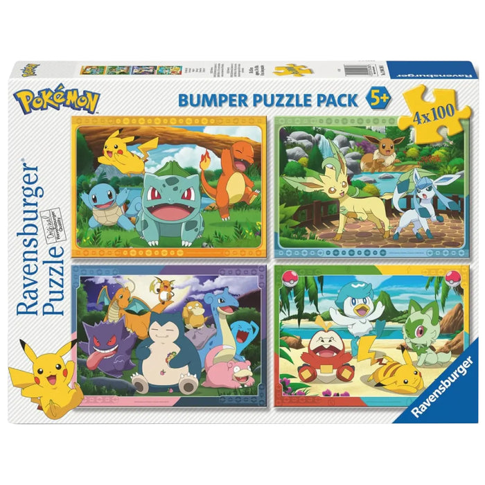 Puzzle Bumper Pack - Pokemon 4x100