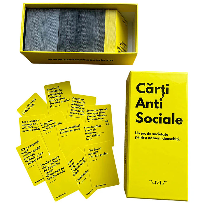 Carti Anti Sociale, joc de petrecere, lb romana