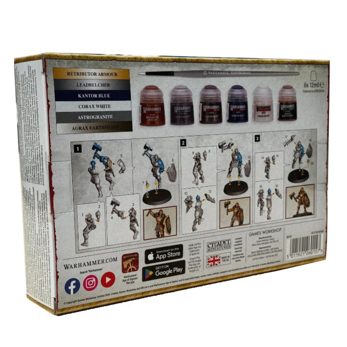 Warhammer Age of Sigmar Paints + Tools Set - Stormcast Eternals Liberators