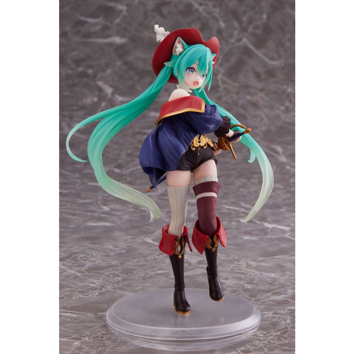 Figurina Hatsune Miku PVC - Hatsune Miku Wonderland Puss in Boots 18 cm (with bonus)