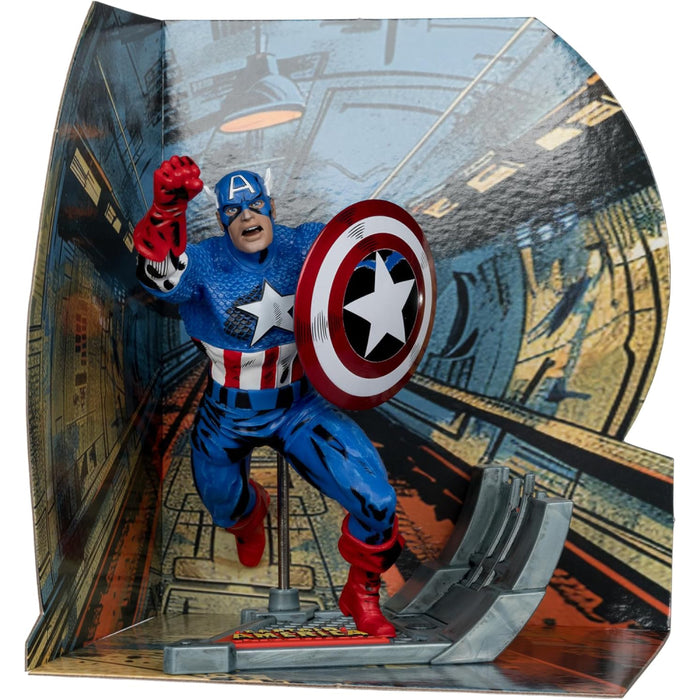 Figurina Marvel Collection PVC 1/10 Captain America (Captain America 100) 12 cm