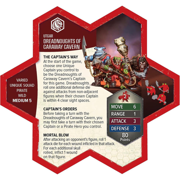 Heroscape - Crimson Widow and Dreadnoughts of Caraway Cavern Army Expansion