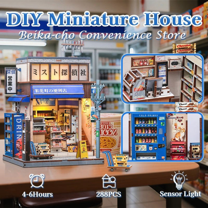 Set de Constructie CuteBee - Miniature House - Beika-cho Convenience Store