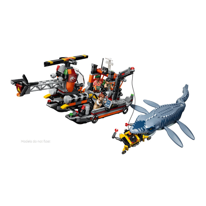 Lego Jurassic World - Un Mosasaurus ataca o barca (77983)