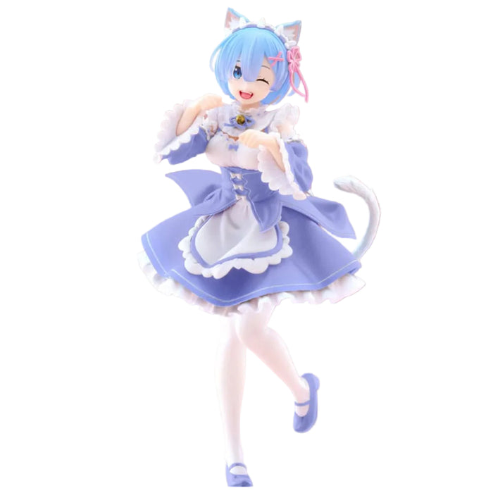 Figurina Re:Zero Starting Life in Another World Coreful PVC - Rem Cat Maid Ver Renewal 18 cm