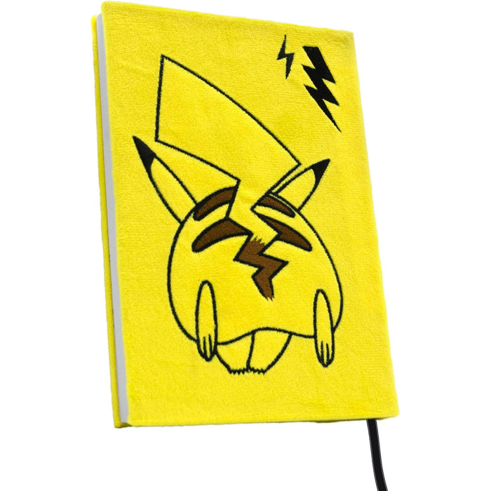 Notebook A5 Premium Plush Cover Pokemon - Pikachu