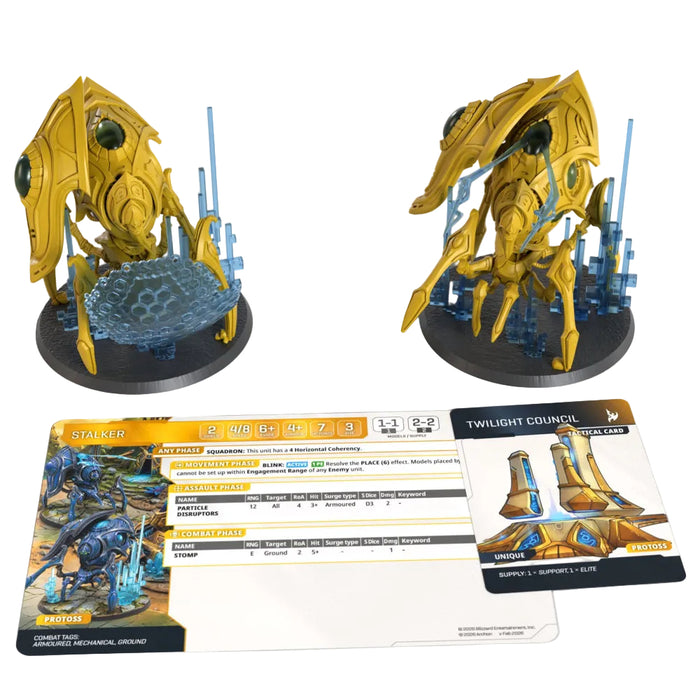 Precomanda StarCraft The Miniatures Game - Stalker - Protoss - Expansion Set
