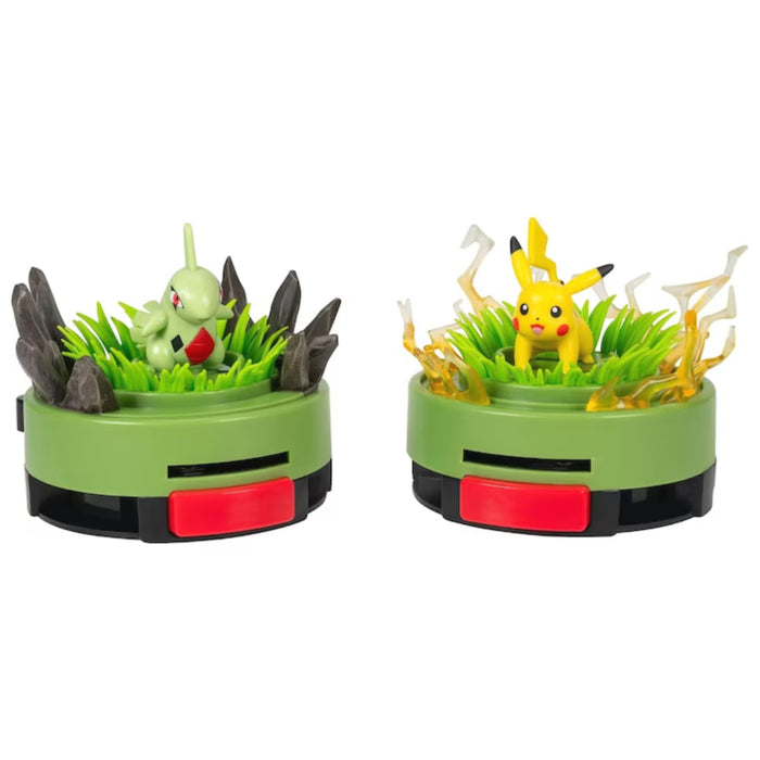 Set de joaca Pokemon - Battle Disc Showdown, Pikachu & Larvitar