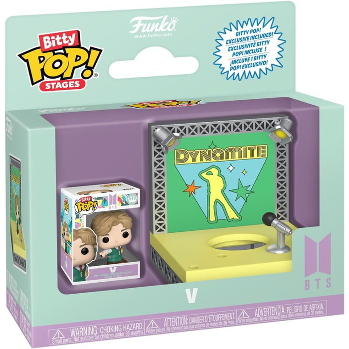 Mini Figurina Funko BTS Bitty POP! Stages - V (Dynamite) 2,5 cm