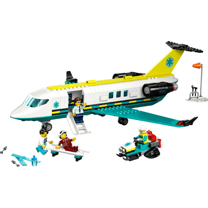 Lego City - Avion-ambulanta pentru urgente (60465)