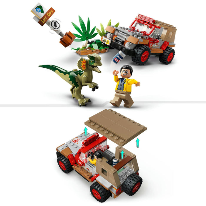 Lego Jurrasic World Ambuscada Asupra unui Dilophosaurus (76958)