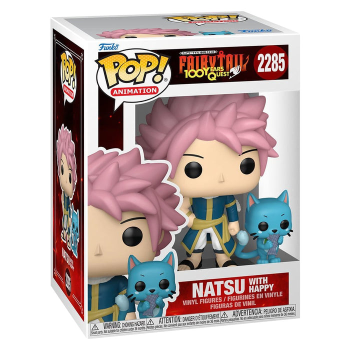 Figurina Funko POP! Animation Fairy Tail-100 Years Quest - Natsu & Happy