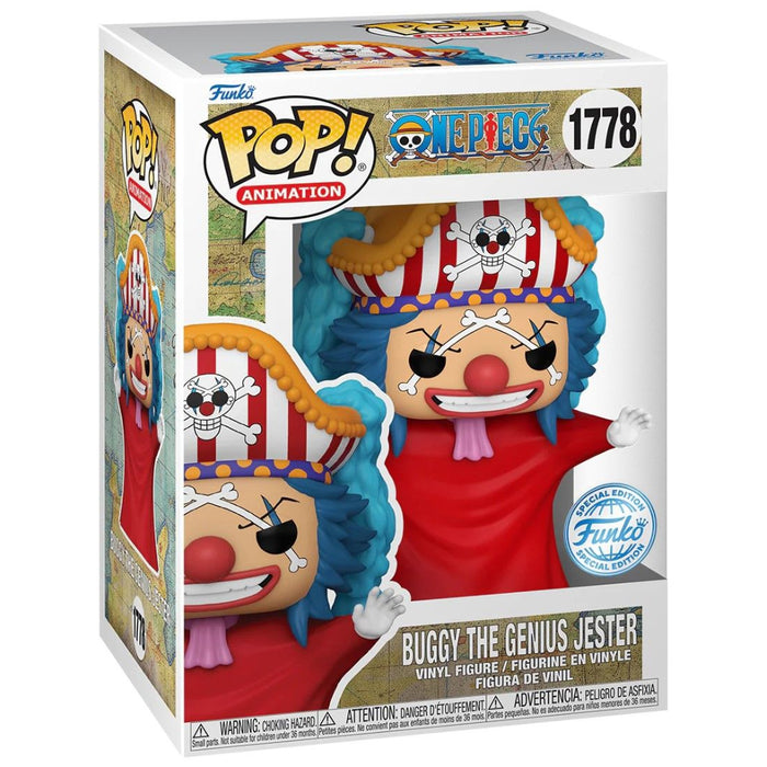 Figurina Funko Pop! Movies One Piece - Buggy (Post Time-Skip) Exclusive 9 cm