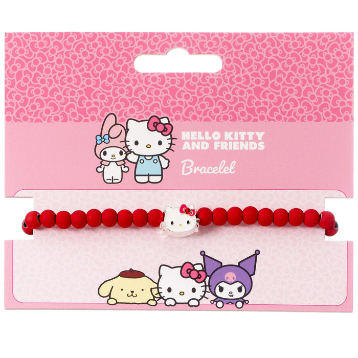 Bratara cu pandantiv Hello Kitty Red