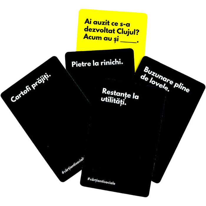 Carti Anti Sociale, joc de petrecere, lb romana
