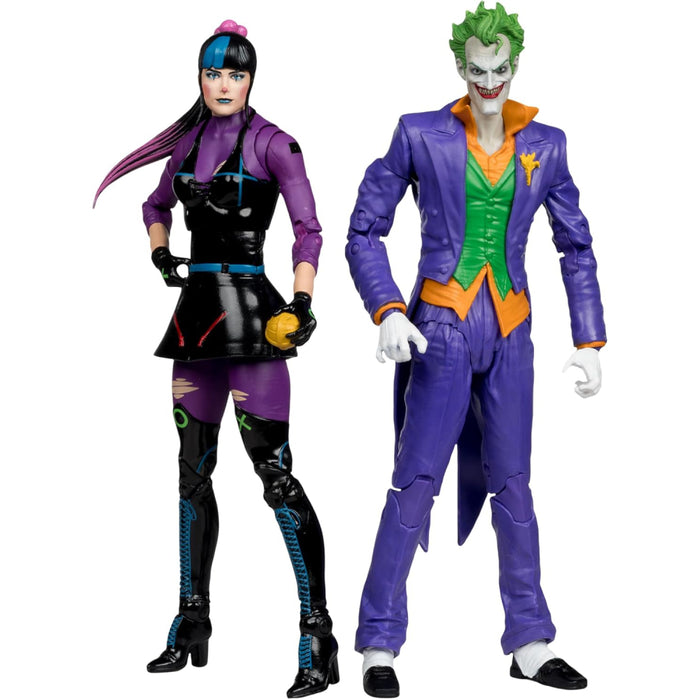 Set 2 Figurine Articulate DC Multiverse The Joker & Punchline 18 cm