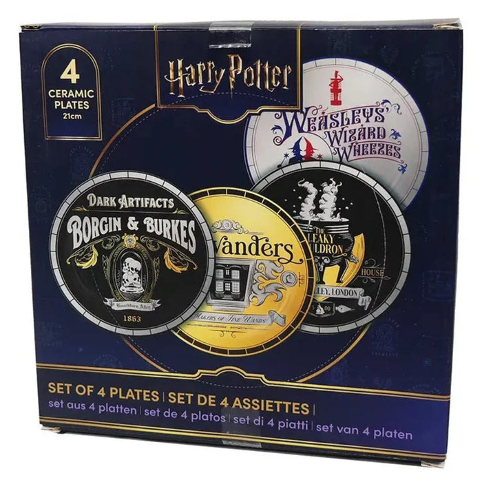 Set 4 Farfurii Harry Potter - Diagon Alley