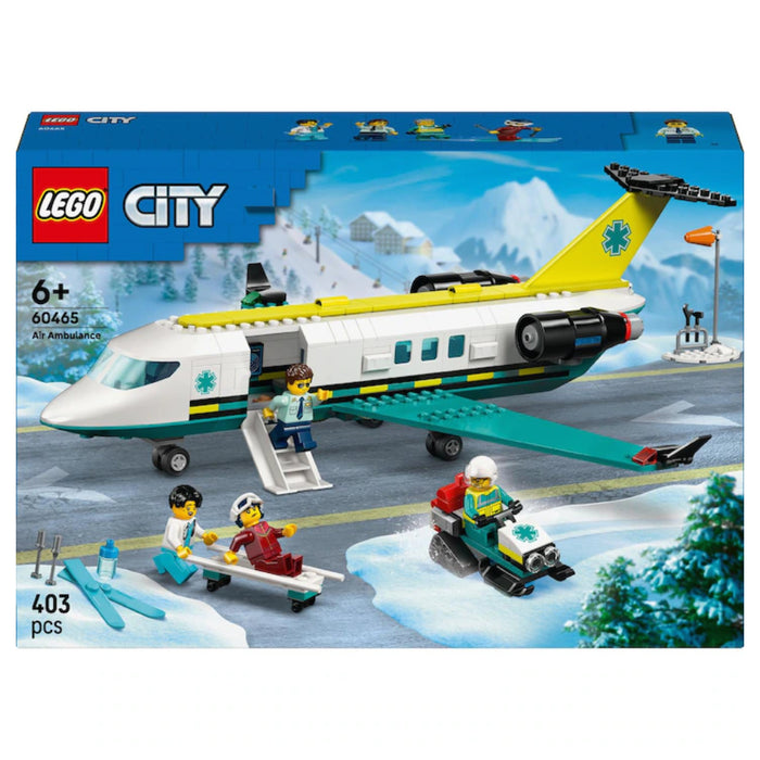Lego City - Avion-ambulanta pentru urgente (60465)