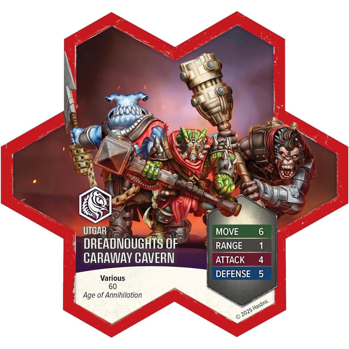 Heroscape - Crimson Widow and Dreadnoughts of Caraway Cavern Army Expansion
