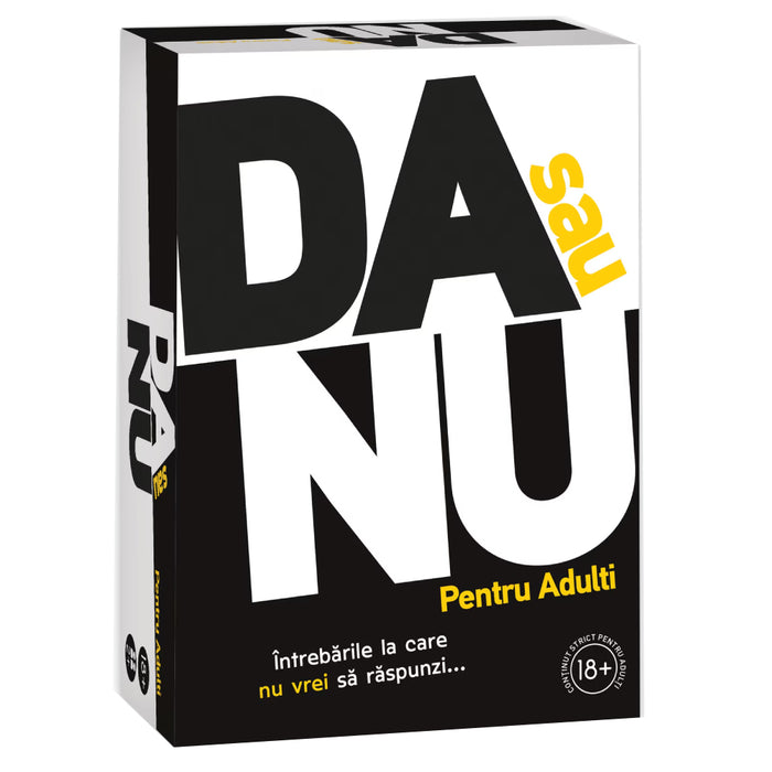 Joc Da sau Nu pentru adulti, limba romana