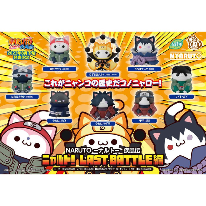 Figurina Naruto Shippuden Mega Cat Project Trading Figure 3 cm Nyaruto! Last Battle Ver