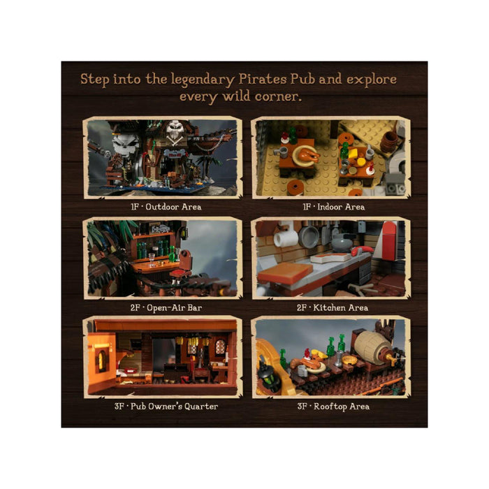 Set Constructie Pantasy Original - The Pirates Pub 44 cm