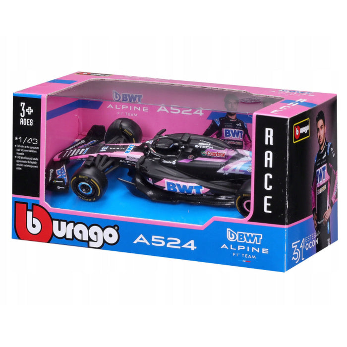 Macheta Formula 1 Bb38175-38219/10, 1/43 - Alpine A524 (2024) Pierre Gasley