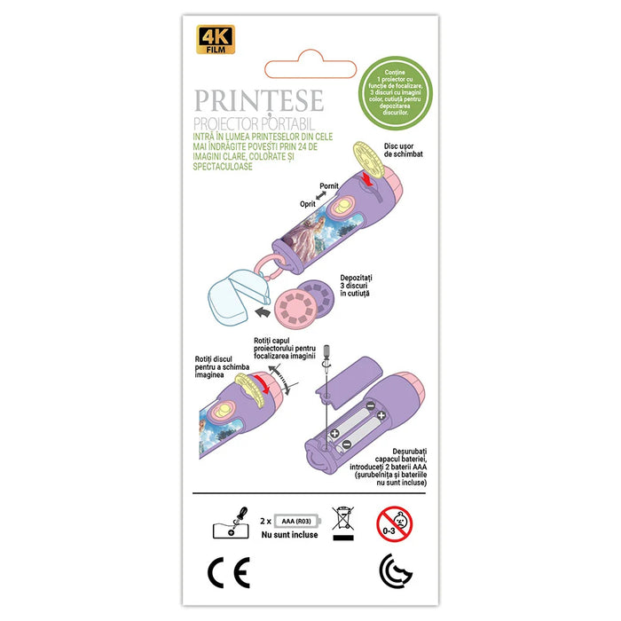 Proiector portabil pentru copii - Printese