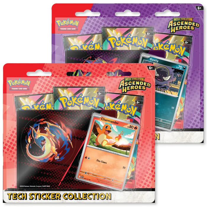 Precomanda Pokemon TCG - Ascended Heroes Tech Sticker Collection (set de 2 pachete)
