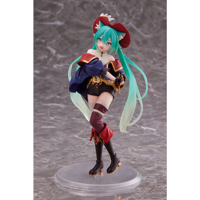 Figurina Hatsune Miku PVC - Hatsune Miku Wonderland Puss in Boots 18 cm (with bonus)