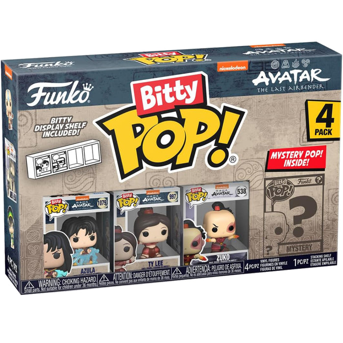 Set 4 Mini Figurine Funko Bitty POP! Avatar TLA - Azula