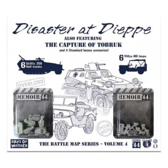 Memoir '44 OP4 Battle Map - Disaster at Dieppe/The Capture of Fortress Tobruk