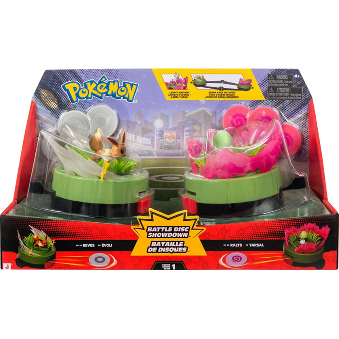 Set de joaca Pokemon - Battle Disc Showdown, Eevee & Ralts