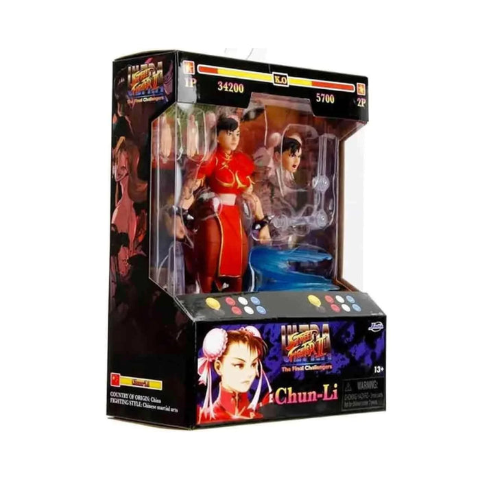 Figurina Articulata Ultra Street Fighter II Exclusive 6 Inch - Chun-Li (Player 2 Red)