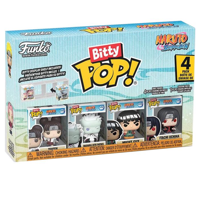 Set 4 Mini Figurine Funko Bitty POP Naruto Shippuden - Battles 2,5 cm