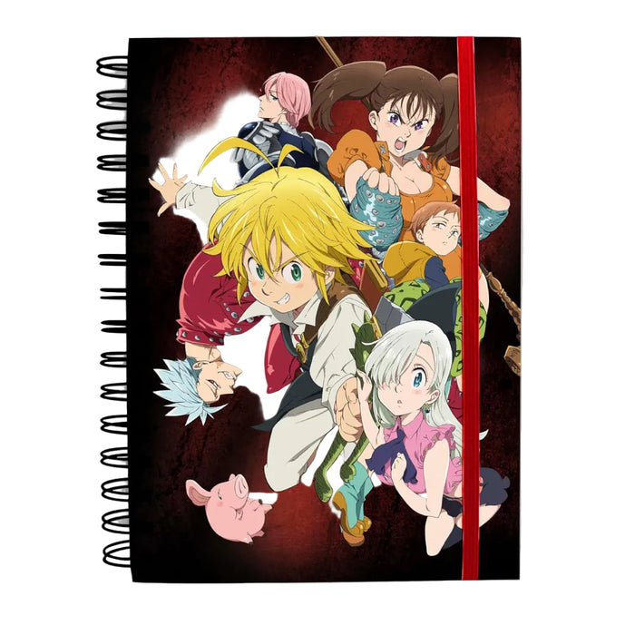 Notebook cu Sina A5 The Seven Deadly Sins - Meliodas and the S
