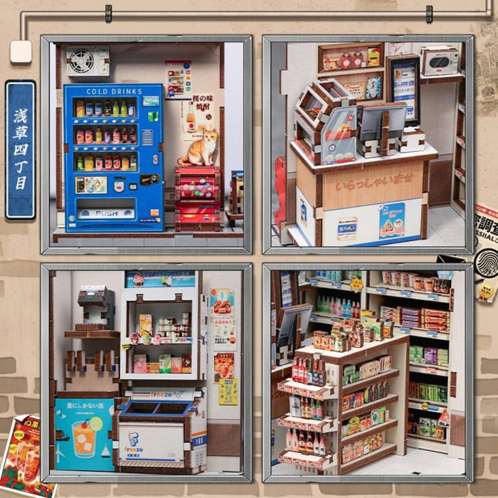 Set de Constructie CuteBee - Miniature House - Beika-cho Convenience Store