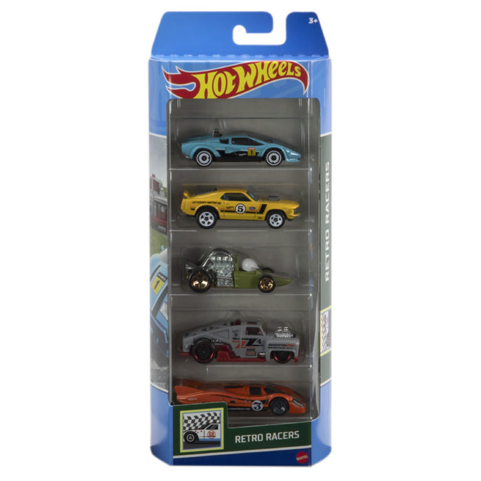 Set 5 Masinute Hot Wheels - Design Retro Racers