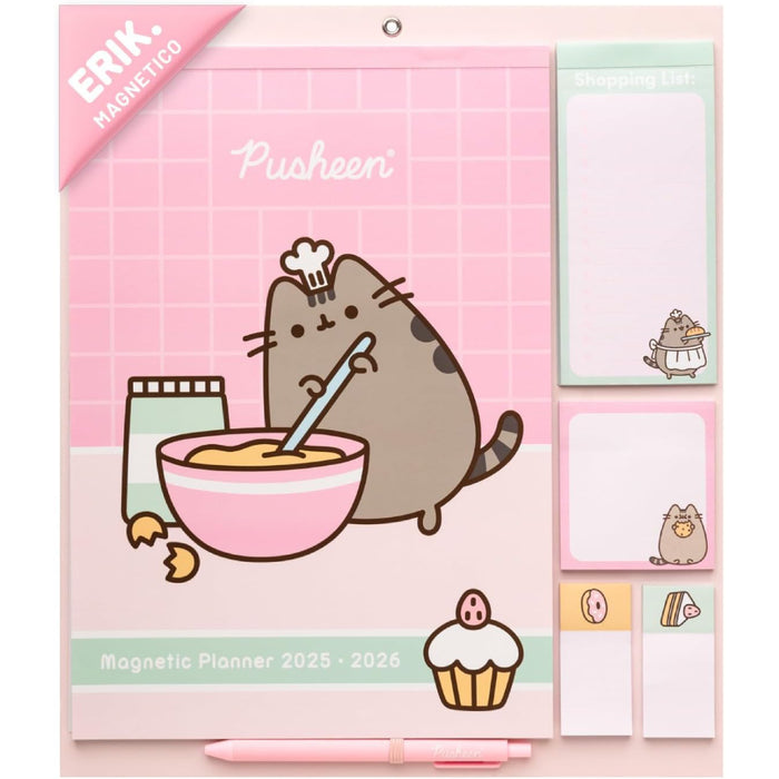 Calendar Planner cu Magnet Pusheen 2025/2026