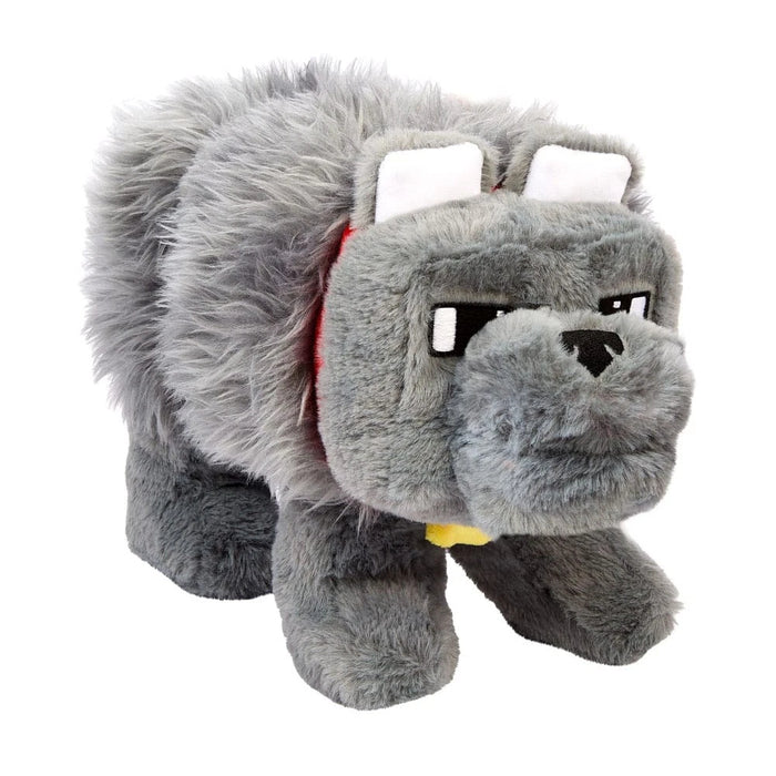 Figurina de Plus cu sunete Minecraft Movie - Dennis the Wolf 20 cm