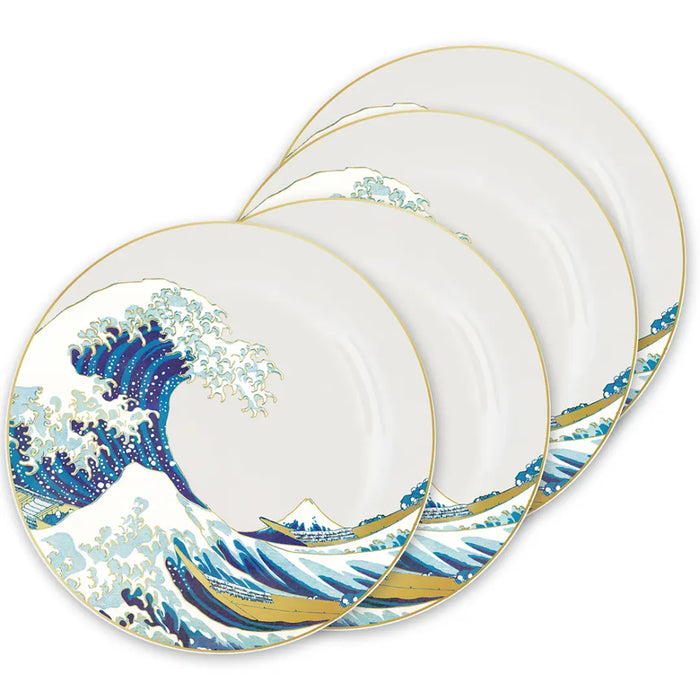 Set 4 Farfurii The Great Wave of Kanagawa