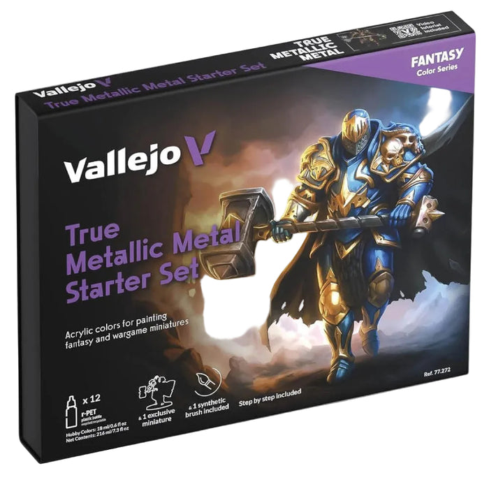 Vallejo - True Metallic Metal Starter Set