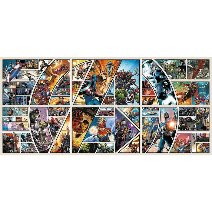 Puzzle Trefl 9000 Marvel Avengers prin Universul Comic