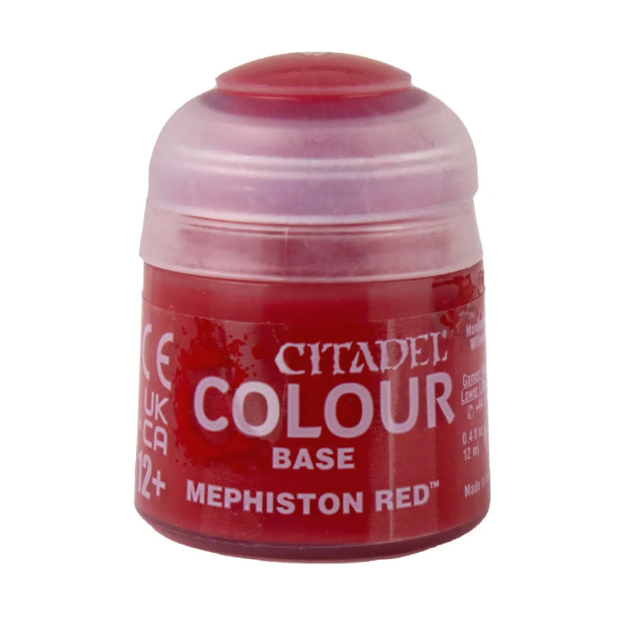 Vopsea Warhammer Base Paint - Mephiston Red 12 ml