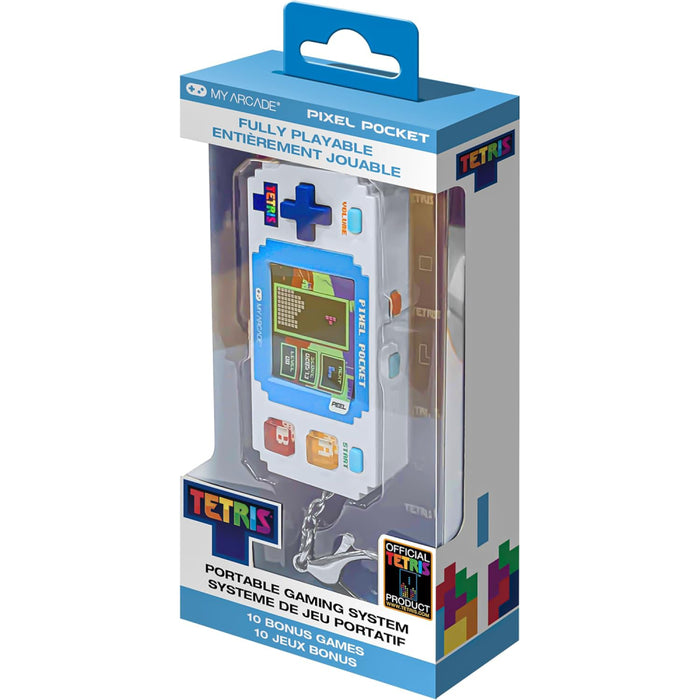 Breloc si Mini Joc Pixel Pocket Gaming System - Tetris