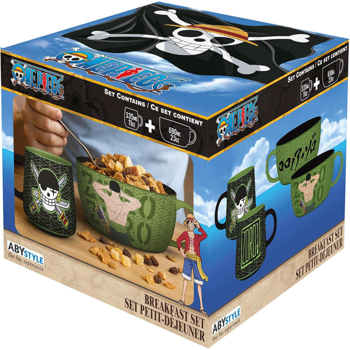 Set Mic Dejun One Piece Cana + Bol - Zoro