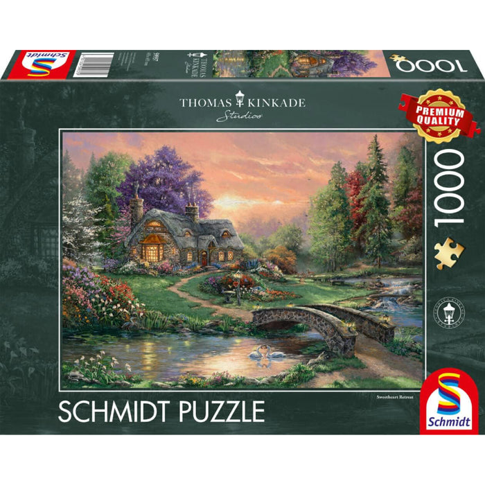 Puzzle Thomas Kinkade - Sweetheart Retreat 1000