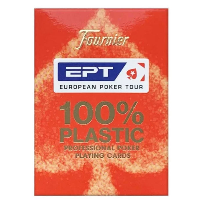 Carti de joc - Plastic European Poker Tour Red DESIGILAT