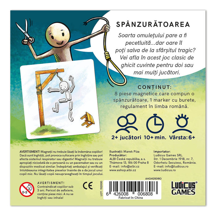 Spanzuratoarea, magnetic, limba romana