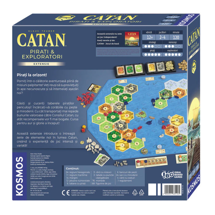 Catan - Extensia Pirati & Exploratori 3/4 - editia 2025